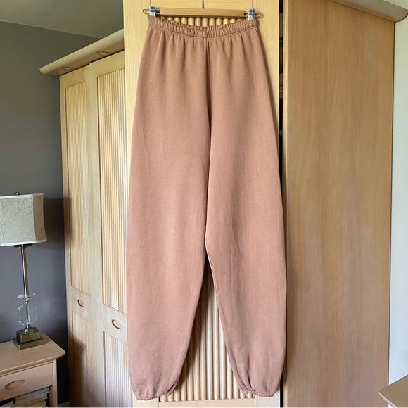 Joah Brown Oversized Jogger Terracotta French Terry - Picture 4 of 8